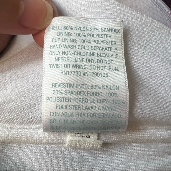 2/$30 Kona Sol one piece floral ruffle swimsuit with side ruching SZ 16W plus - Picture 13 of 14